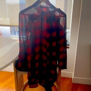 Red Valentino plaid dress